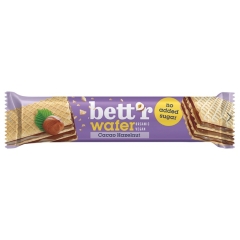 Bett'r Biologische Cacao Hazelnut Wafer 30 Gram (no added sugar)