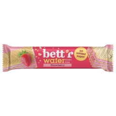 Bett'r Biologische Cashew Strawberry Wafer 30 Gram (no added sugar)