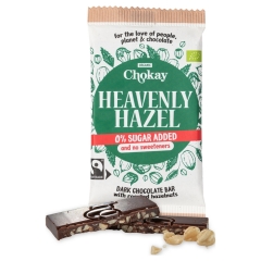 Chokay Organic Heavenly Hazel Bar 70 Grams