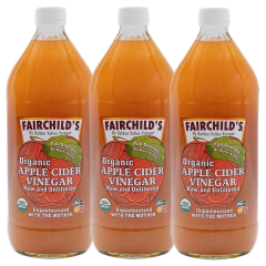 Fairchild’s Biologische Apple Cider Vinegar 473 ml x 3