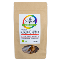 Original Superfoods Organic Sundried Mango Strips 200 Grams