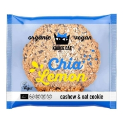 Kookie Cat Organic Chia & Lemon Cookie 50 Grams