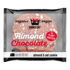 Kookie Cat Organic Almond Chocolate Cookie 50 Grams