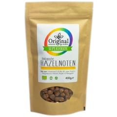 Original Superfoods Biologische Hazelnoten 400 Gram Aanbieding