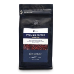 PRL Premier Coffee Whole Roasted Coffee Beans 454 Grams