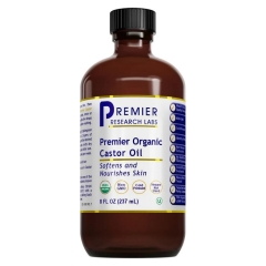 PRL Premier Castor Oil 237 ml Glass Bottle