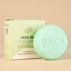 Shampoo Bars Face Bar Aloe Vera - Komkommer 60 Gram