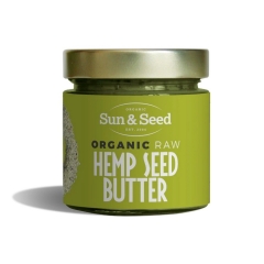 Sun & Seed Biologische Raw Hemp Seed Butter 200 Gram