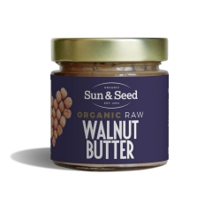 Sun & Seed Biologische Raw Walnut Butter 200 Gram