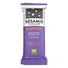 Sesamis Organic Almond Bar 34 Gram x 3