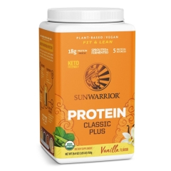 Sunwarrior Classic Plus Biologische Proteïne Vanille 750 Gram