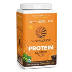 Sunwarrior Classic Plus Organic Protein Chocolate 750 Grams