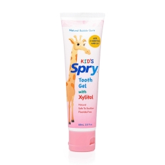 Spry Kids Tooth Gel Natural Bubble Gum with Xylitol