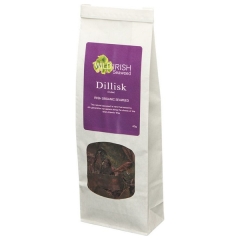 Wild Irish Seaweed Organic Dillisk Dulse Whole Leaf 40 Grams