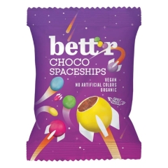 Bett'r Organic Choco Spaceships 70 Grams