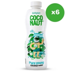 Coconaut Pure Young Coconut Water 1 Liter x 6