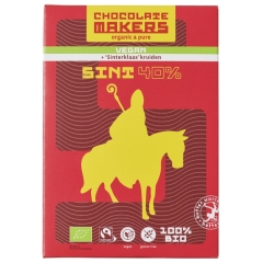 Chocolatemakers Biologische Vegan Sint Letter Sinterklaas Kruiden 120 Gram