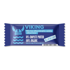 The Barbarian Organic Viking Blueberry Protein Bar 50 Grams