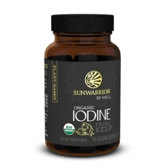 Sunwarrior Be Well Iodine made from Kelp 30 V-Caps