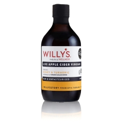 Willy's Organic Live Turmeric & Honey Apple Cider Vinegar 500 ml