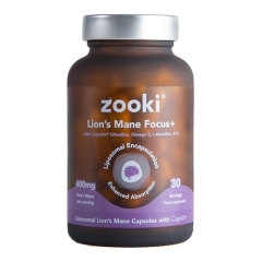 Zooki Lion's Mane Focus+ 60 V-Caps