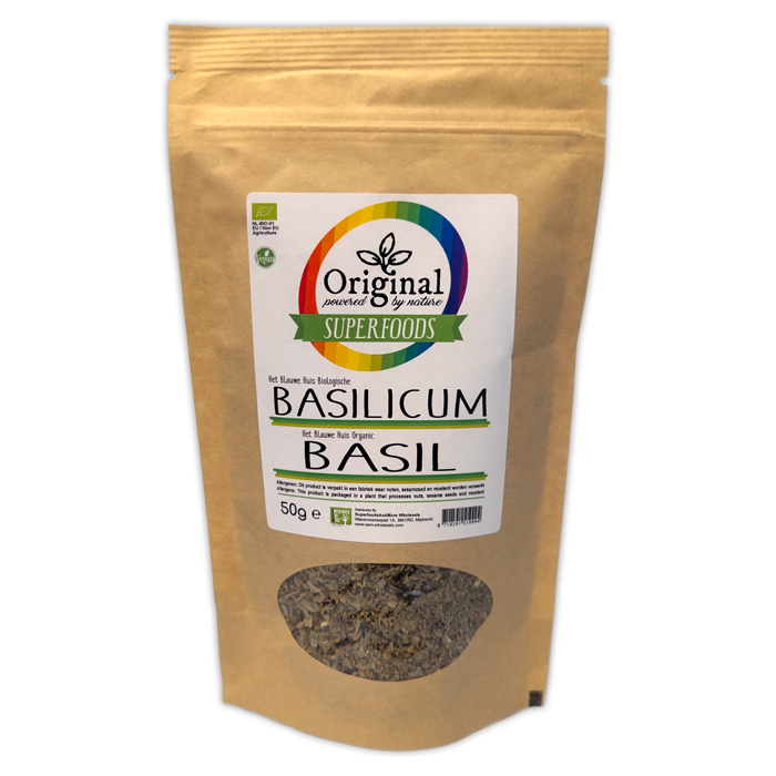 Original Superfoods Organic Basil 50 Grams Unlimited Health