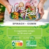 Version Crue Biologische Wrap n' Rawl Spinach-Cumin Wraps 