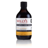 Willy's Biologische Live Turmeric & Honey Apple Cider Vinegar 500 ml