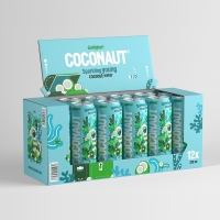 Coconaut Kokoswater Pure Young Coconut Water Sparkling 320ml x 12
